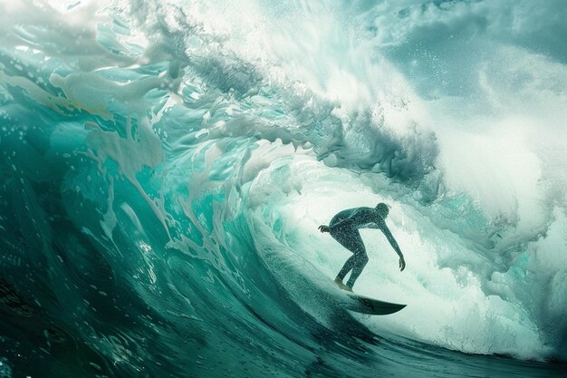 Przeżyj podniecający rush surferów catchi generative ai