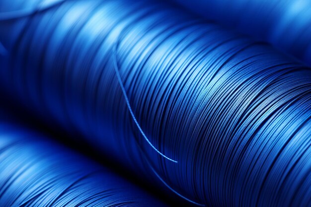 Zdjęcie przyciągająco szczegółowy intymny close-up blue thread ar 32