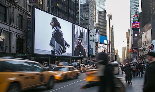 Przyciągający wzrok billboard