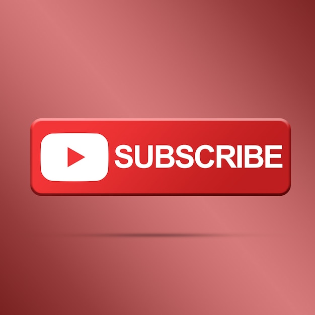 Przycisk subskrypcji z renderowaniem logo YouTube