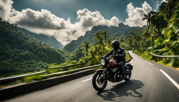 Przygoda motocyklowa w dżungli