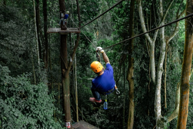 Przygoda Zipline w dżungli