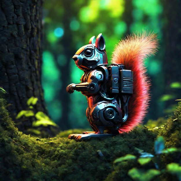 Przygody wiewiórki w lesie Opowieść o lesie