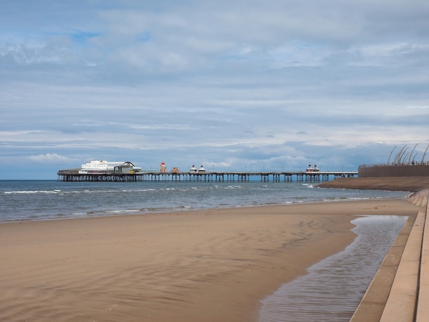 Przyjemna plaża w Blackpool