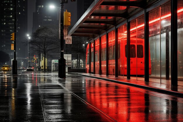 Przystanek Autobusowy Rainy City