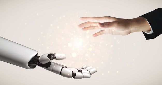 Przyszły Robot Sztucznej Inteligencji I Cyborg.