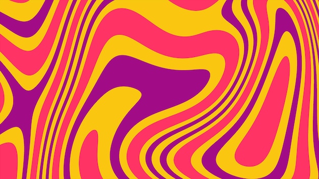 Psychedeliczna, falista sztuka abstrakcyjna