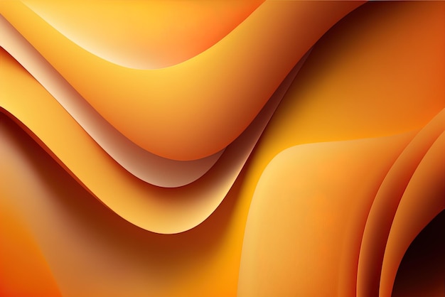 Psychodeliczny pomarańczowy gradient wypełnia to abstrakcyjne tło.