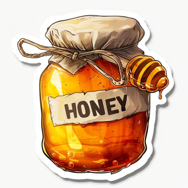 Zdjęcie pszczoły i pszczoły z żółtymi sześciokątnymi kształtami w realistycznych formach