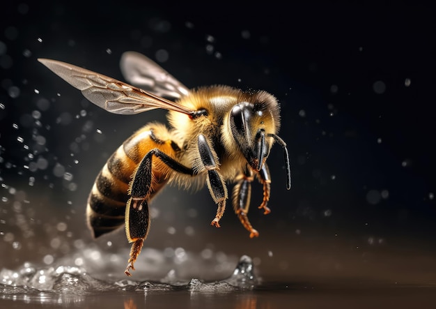 Pszczoły to skrzydlate owady blisko spokrewnione z osami i mrówkami