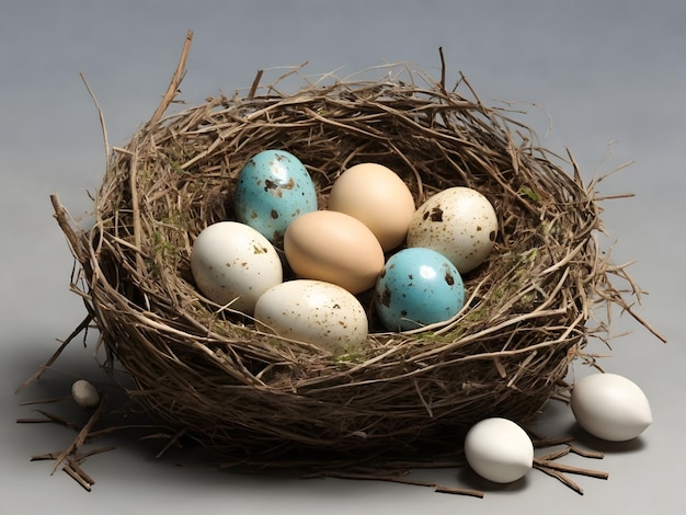 ptaki gniazdują z jajami