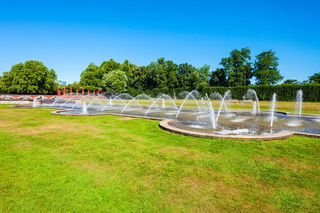 Publiczny teren zielony Nordpark Dusseldorf