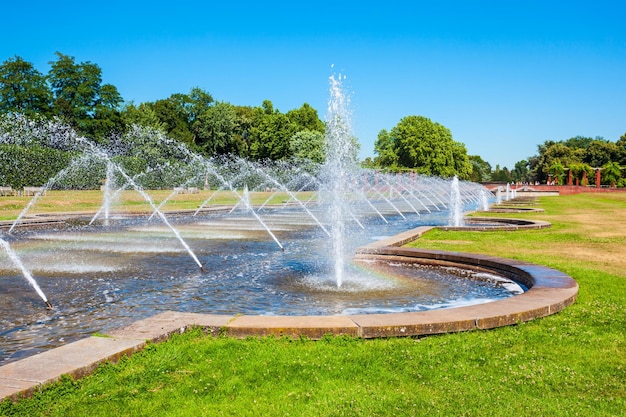 Publiczny teren zielony Nordpark Dusseldorf