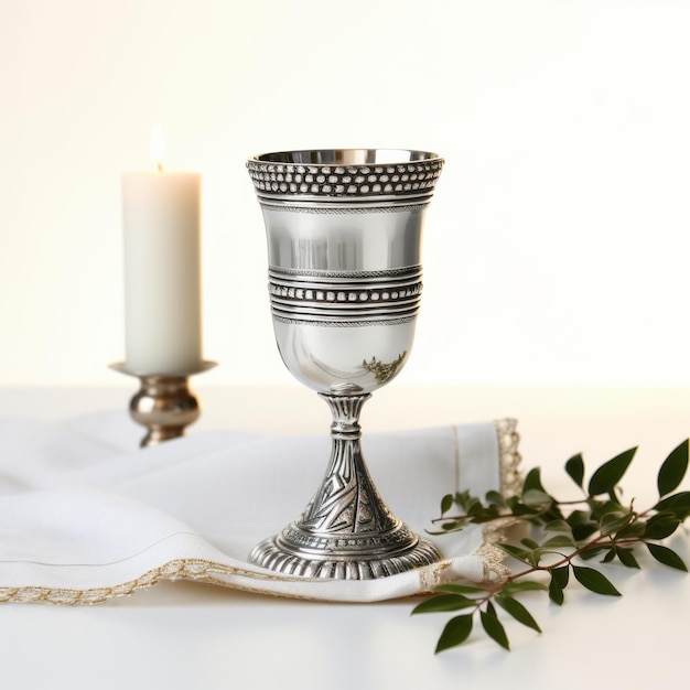 Zdjęcie puchar shabbat kiddush