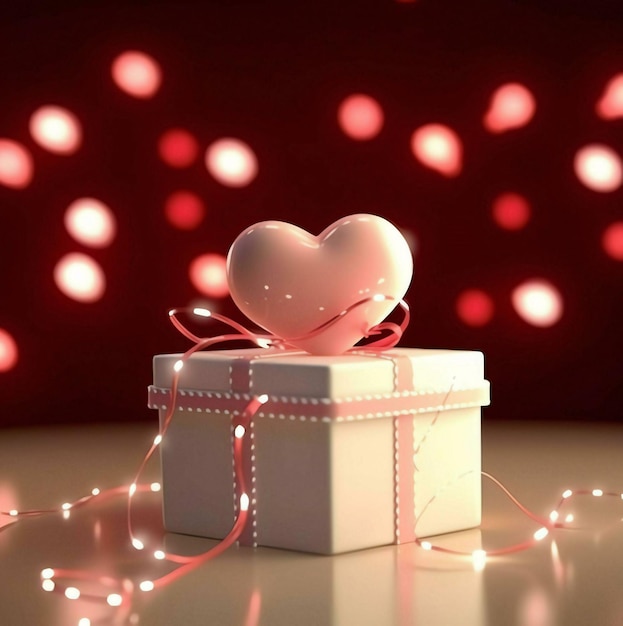 Pudełko w kształcie serca pudełko podarunkowe z sercami pudełka podarunkowa z sercem