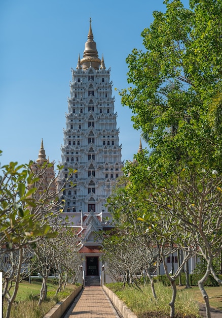Punkt orientacyjny świątyni Wat Yan Sang dla turystów w Bangkoku w Tajlandii Najbardziej ulubiony punkt orientacyjny w podróży Tradycyjne świątynie i architektura Tajlandii