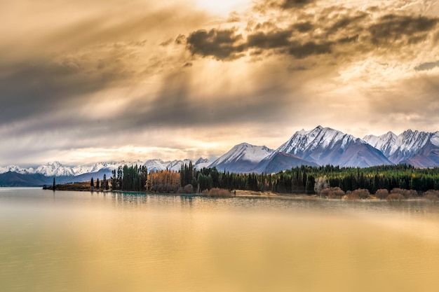 Punkt widokowy na jezioro Tekapo