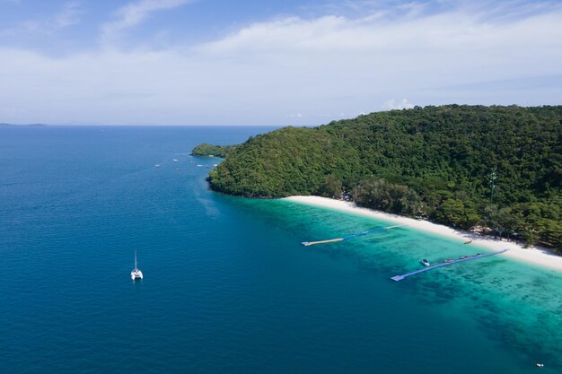 Punkt widokowy Panorama. Morze Andamańskie w Phuket Tajlandia 4k