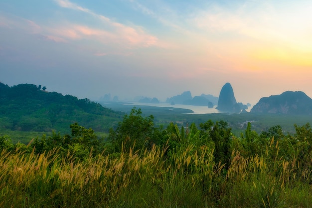 Punkt widokowy Samet Nangshe Phang Nga puket Tajlandia