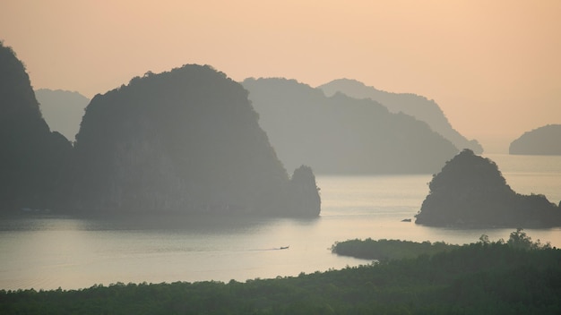 Punkt widokowy Samet Nangshe Phang Nga puket Tajlandia