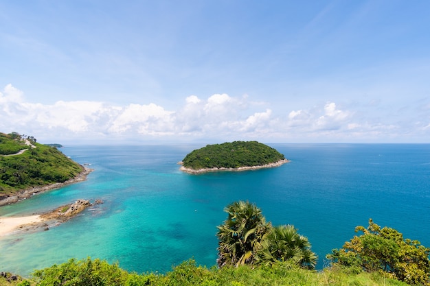 Punkt widokowy Windmill Seascape, Phuket, Tajlandia. Czapka morska