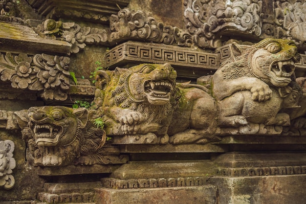Pura Gunung Lebah. świątynia Na Bali, Indonezja
