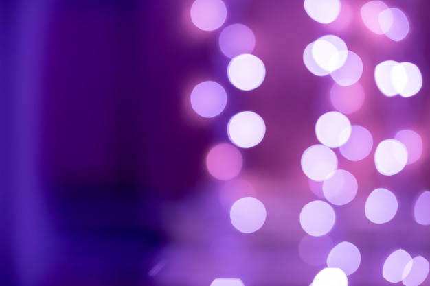 Purpurowy Bokeh Zamazujący światła Tło