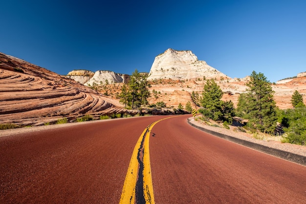 Pusta Malownicza Autostrada W Utah