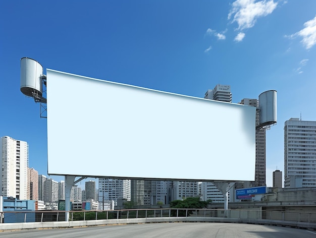 Pusta przestrzeń Wielki billboard reklamowy Media