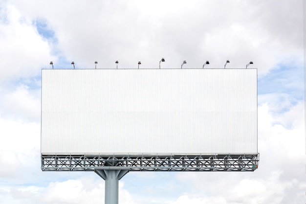 Puste Billboard Gotowy Na Nową Reklamę