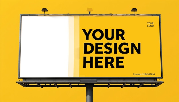 Puste billboardy reklamowe