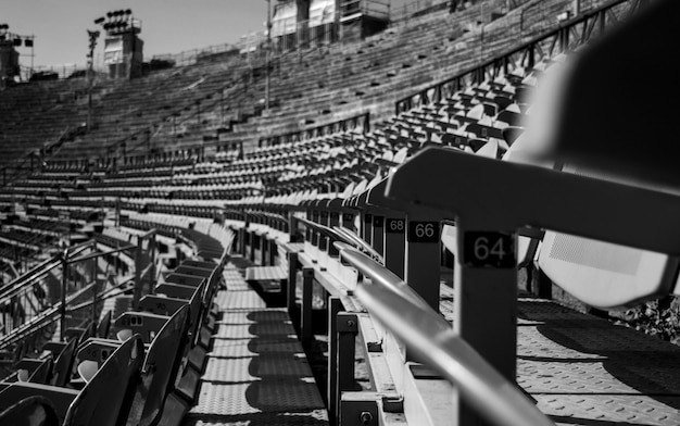 Zdjęcie puste miejsca na stadionie