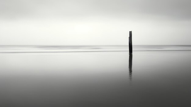 Puste morskie krajobrazy monochromatyczny minimalizm Jim Dunne