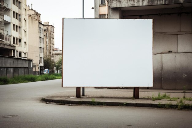 Zdjęcie puste tablice na ulicy tablice reklamowe na ulicach tabliki reklamowe produktów tabliki reklamowe na drogach