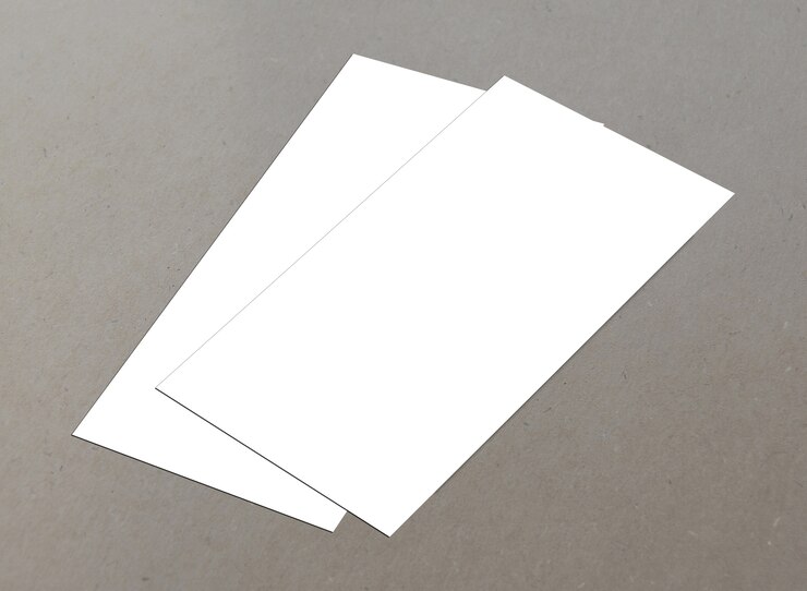 Zdjęcie pusty biały papier