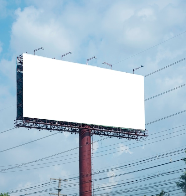 Pusty billboard.