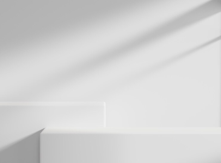 Pusty cylinder podium na minimalnym tle. Abstrakcjonistyczna minimalna scena z geometrycznymi formami.
