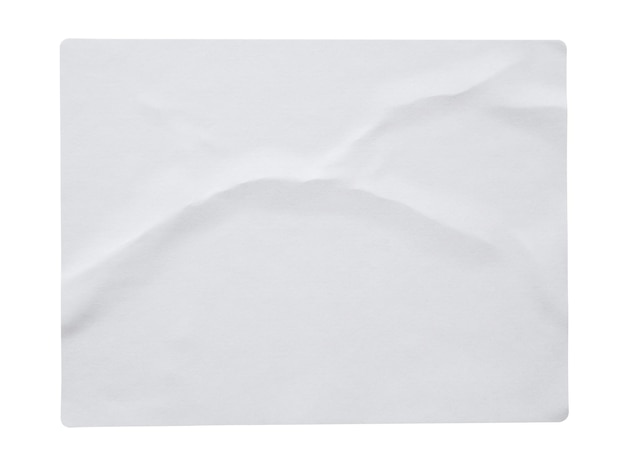 Pusty papier naklejki etykiety tekstury na białym tle