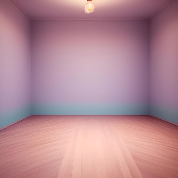 Pusty pokój ścienny w stylu vintagebiały pokójczarny pokójpastelowy pokójświatło dzienne generatywna ilustracja AI