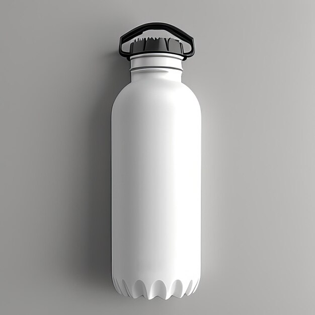 pusty projekt makiety butelki wody