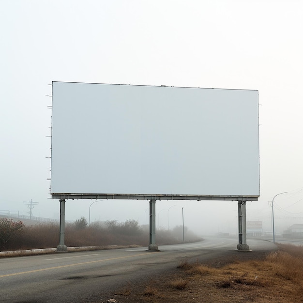 pusty szeroki billboard