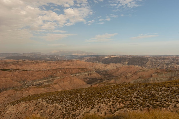 Zdjęcie pustynia gorafe i dolmens granada hiszpania