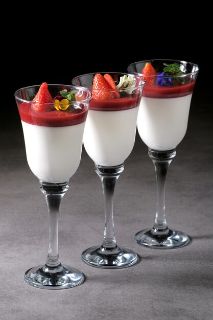 Zdjęcie pustynia panna cotta