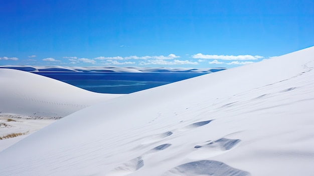 pustynne wydmy i Santo Amaro Maranhao, Brazylia