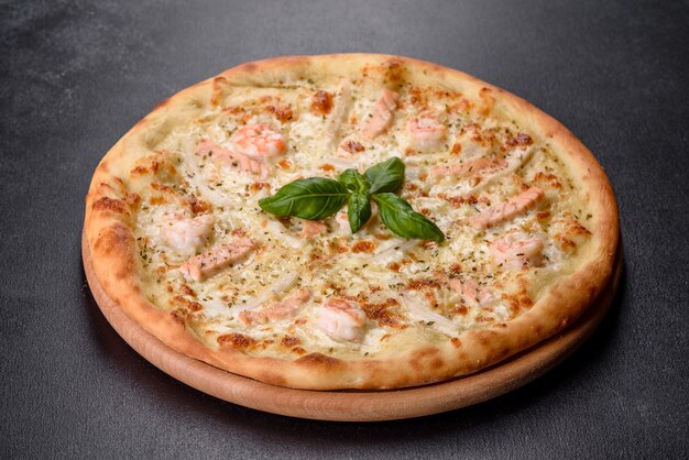 Pyszna, świeża Pizza Z Owoców Morza