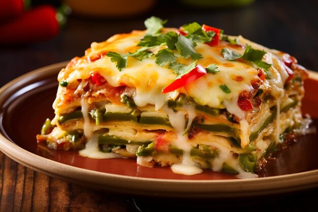 Pyszne chili Rellenos Lasagna