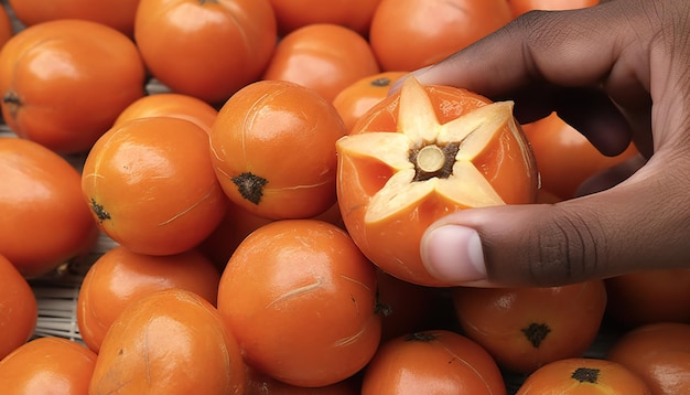 Pyszne i zdrowe jabłko z afrykańską gwiazdą trzyma jedną generatywną sztukę ai
