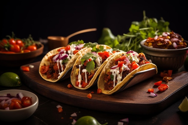 Pyszne meksykańskie tacos