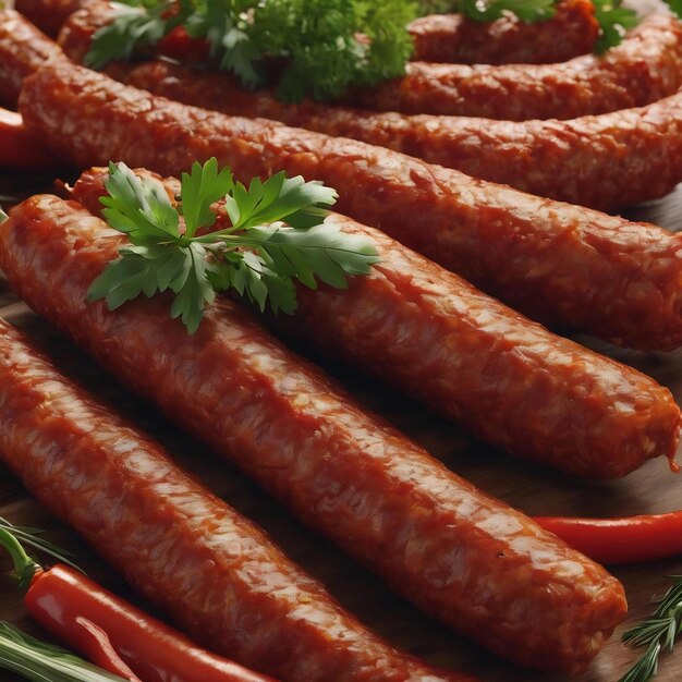 Pyszne tradycyjne przygotowanie chorizo