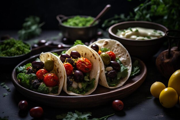 Pyszne zielone kurczaka Pozole z kapustą radykalną